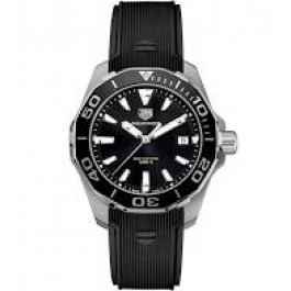 Horlogeband Tag Heuer WAY111A / FT6151 Rubber Zwart 20.5mm